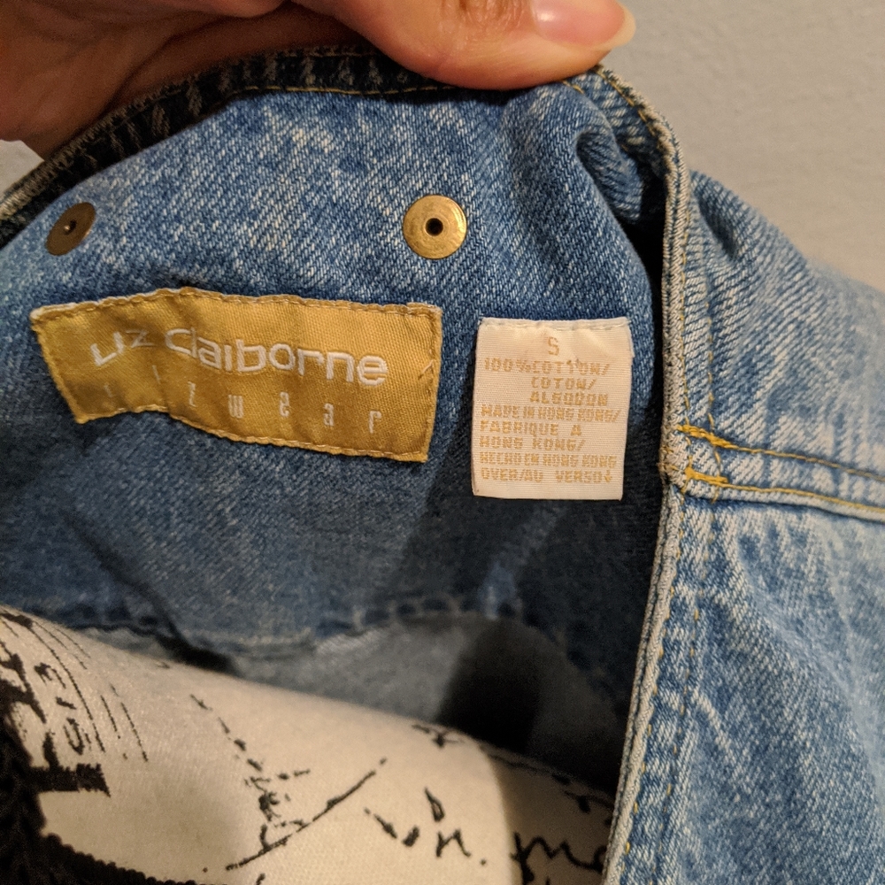 Vintage denim vest